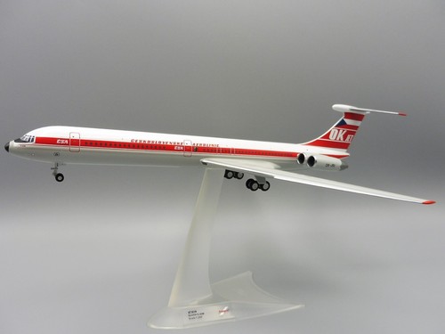 ILYUSHIN IL-62M CSA Czechoslovak 1/200 Herpa 572316 Iljuschin Ильюшин IL-62 Air - Picture 12 of 12