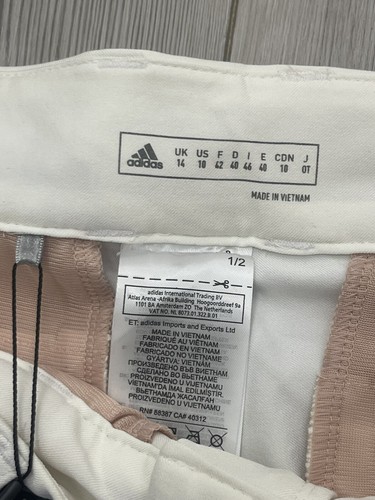 Adidas Ultimate Club Bermuda Golf Shorts DQ2121 White 14 - Picture 8 of 9
