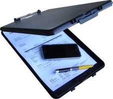 Klemmbrett Klemmplatte Mappe mit Aufbewahrungsbox Clipboard Schreibunterlage 