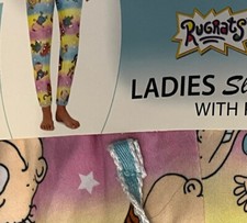 Nickelodeon RUGRATS Pajama Pants Sleep Joggers W/Pockets Women  s Size S