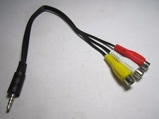 Samsung LED TV le40d503f Component Adaptor Wire Lead Cord 4 Wii/PS2 Games Consol
