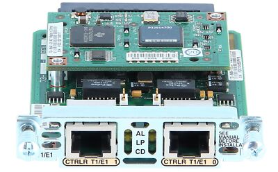 Cisco - VWIC2-2MFT-T1/E1 - 2-Port 2nd Gen Multiflex Trunk Voice/WAN Int. Card