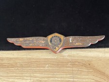 Used Vintage Oem Dodge Brothers Winged Trunk Emblem Badge 1936-1938 Fox Used Vintage Oem Dodge Brothers Winged Trunk Emblem Badge 1936-1938 Fox