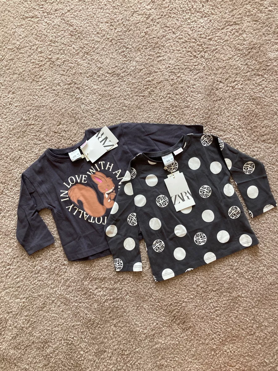 Zara polka dot blouse 9-12 months