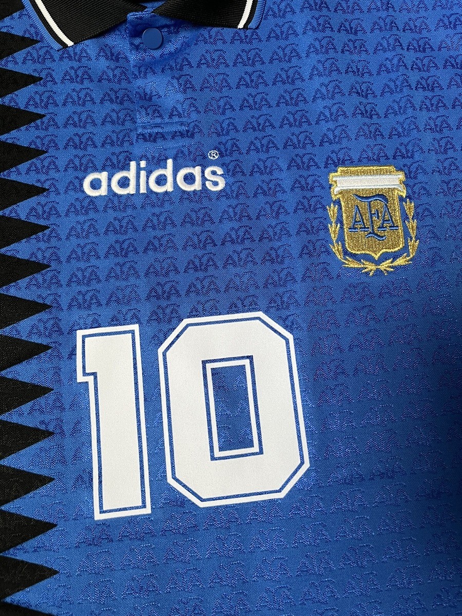 Tシャツ・カットソー adidas Argentina Away Jersey Blue IS0266 Adidas Argentina 1994 Away Mens Jersey IS0266 | eBay