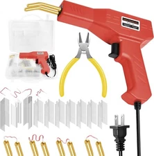 Hot Stapler Car Bumper Fender Plastic Welder Gun Plastic Repair Kit 800 Staples