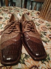 Mens Dress Shoes Size 8.5 EXPRESSIONS brown 3 Tones Of Brown Wedding Party Prom