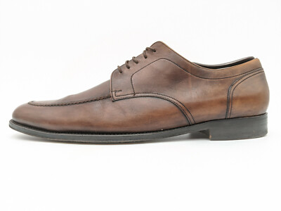 Cole Haan Brown Leather Apron Toe Derby Oxford Mens 12 M