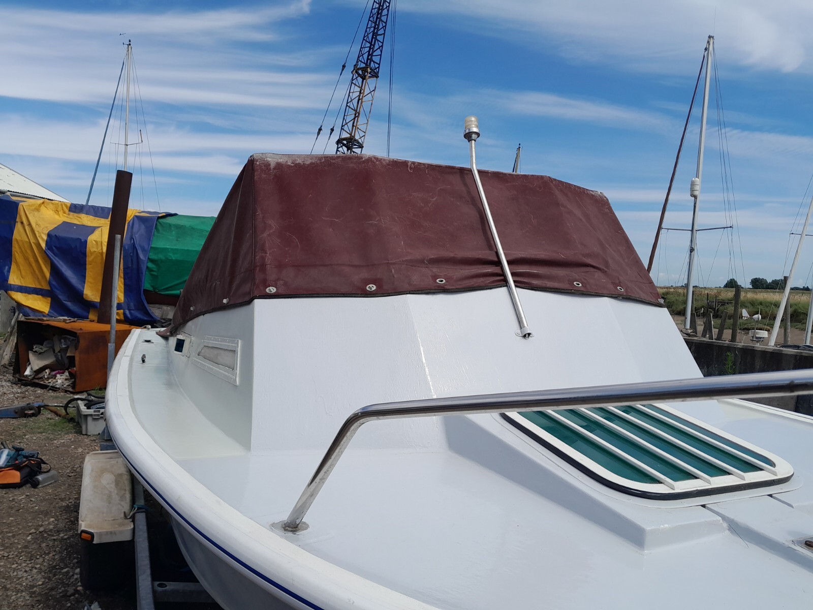 Used Jeanneau Barracuda motor boat. Vintage. Fishing boat. Outboard. eBay