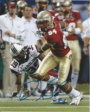 FLORIDA STATE RODNEY SMITH SIGNED 8X10 PHOTO W/COA SEMINOLES NFL DRAFT