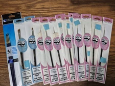 Loew Cornell lot of 13 packs NEW sealed brushes size OOO & 5-0 & 10-0 & 4 &1/4 +