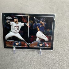 2023 Topps Chrome Black Sapphire /10 Rc Combos Matt Gage Cesar Salazar SSP
