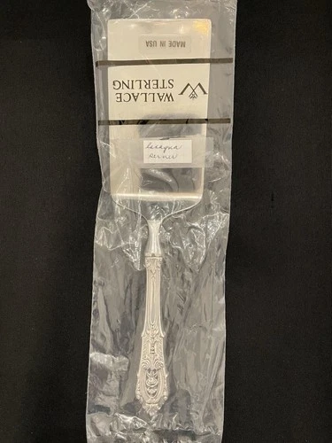 ROSE POINT BY WALLACE STERLING SILVER Handle Lasagna Server New In Unopened Pkg