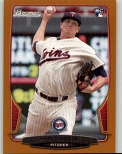 2013 Bowman Draft Picks &amp; Prospects Kyle Gibson Orange Rookie #22 /250 Twins