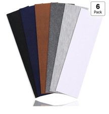 6 Pcs Soft Cotton Headbands Set, Stretchy Breathable Elastic Hair Bands for Spor