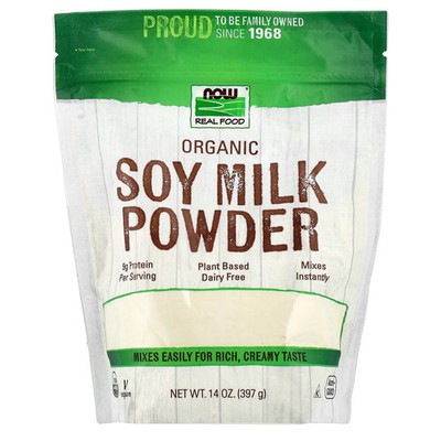 Real Food, Organic Soy Milk Powder, 14 oz (397 g)