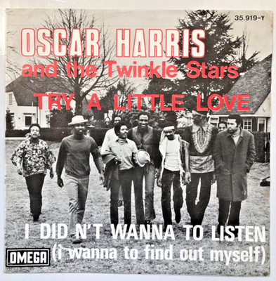 OSCAR HARRIS 45 Single ''Try A Little Love'' 1970 EX/EX Cond