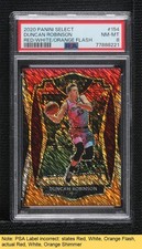 2020 Select Red White Orange Shimmer Prizm Duncan Robinson #154 PSA 8 READ 0h5h