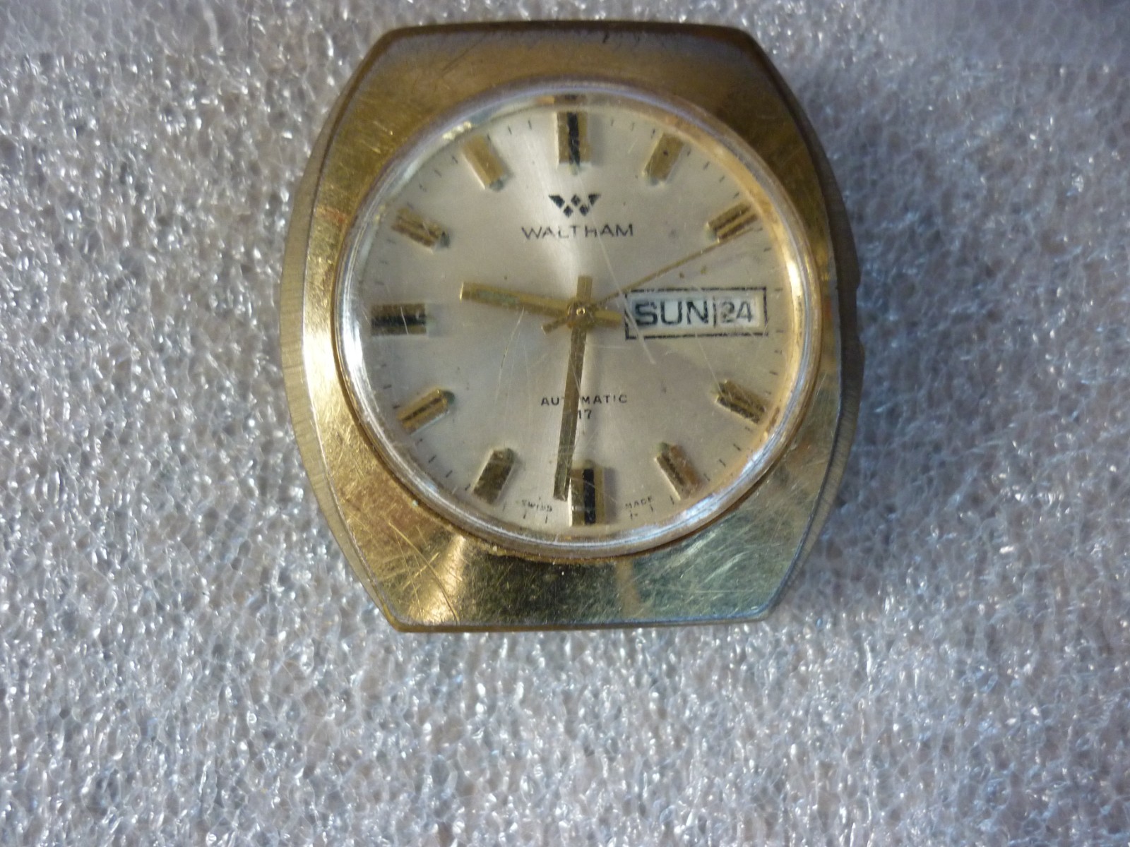 REPAIR WATCH AUTOMATIC MENS PARTS WALTHAM DAY VINTAGE FOR DATE 17 - vintagewatches.pk