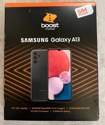 Brand New Samsung Galaxy A13 32GB Boost Mobile Smartphone Sealed