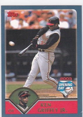 Ken Griffey Jr. 2003 Topps Opening Day #5 Cincinnati Reds Free Shipping!