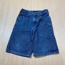 Rocawear Boys Denim Shorts Dark Wash Blue Original Fit Embroidered Logo Size 7
