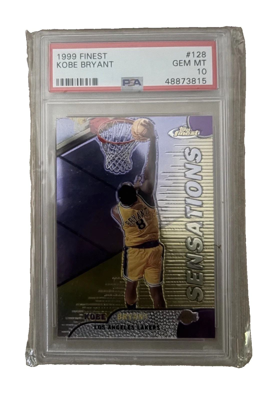 Kobe Bryant #128 (Basketball Cards 1999 Finest) — is it worth grading?