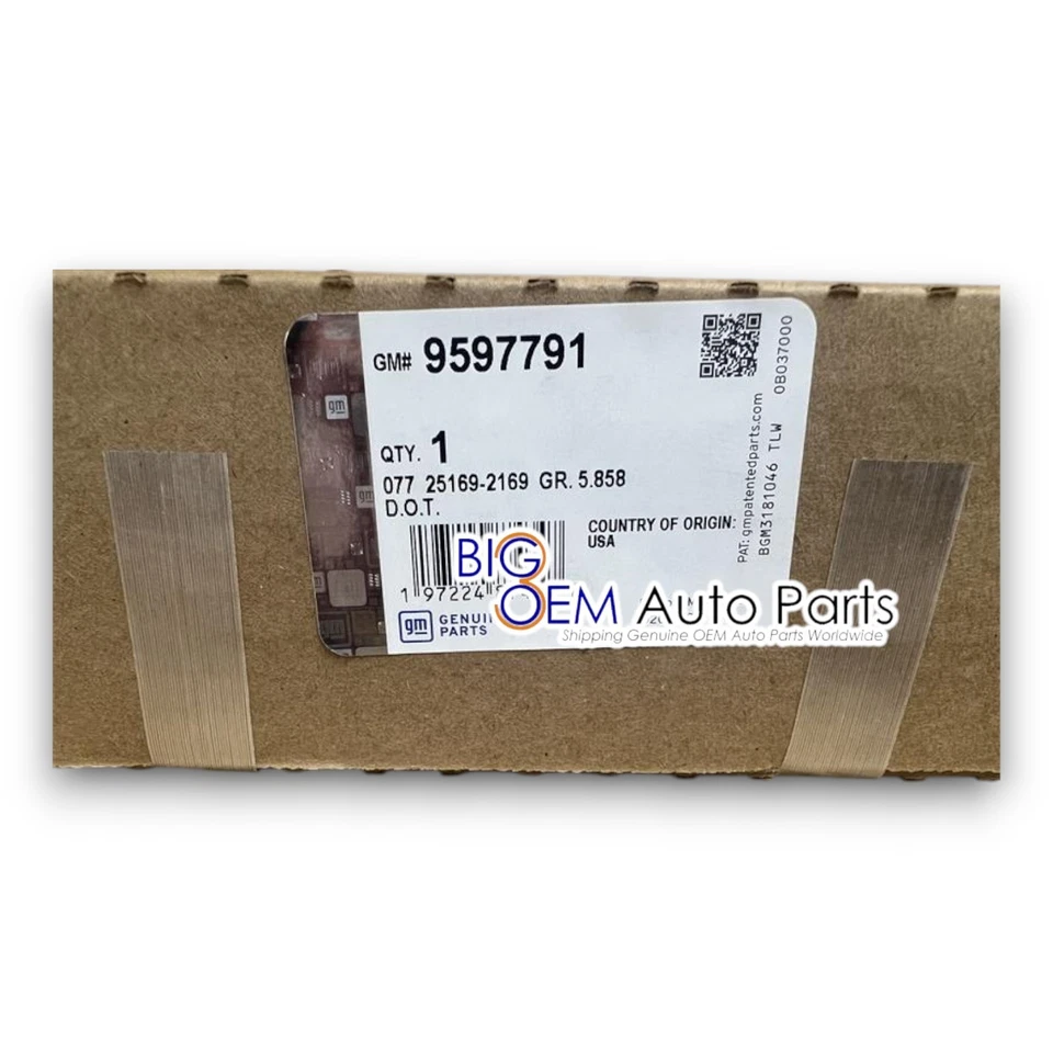 GMC Sierra 2500 3500 2011-2014 tapacubos cromados centro de rueda nuevo OEM 9597791 Foto 4 de 4