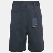 Louis Vuitton Short Navy Blue Cotton XS