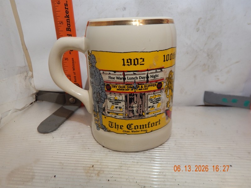 Stein from Mader's "The Comfort" German Restaurant in Milwakee, Wisconsin-100th 