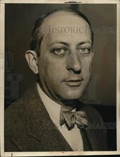 1933 Press Photo Photograph of Dr. Leo Wolman - nef08142