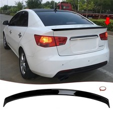 Gloss Black Trunk Spoiler For 2010 2011 2012 2013 Kia Forte 4dr Sedan Ex Sx Lx