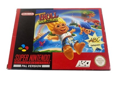 SNES - Troll Island - Super Nintendo (OVP)