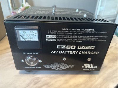EZGO BATTERY CHARGER 24V 25 AMPS PN 602707 New Textron  Golf Cart Onboard