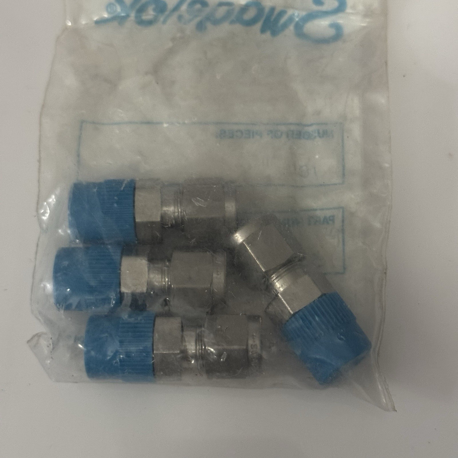 Lot of 4: Swagelok 1/4" X 1/4" Stainless Steel Tube Fitting SS-400-1-4 New