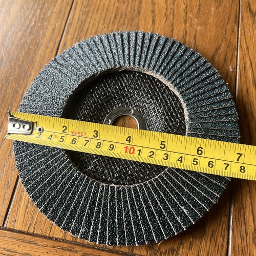 Power Disk 7" X 7/8" Abrasivo Rettifica Flap Disc 36 Grana 8.600Rpm Parts Master - Foto 10 di 11