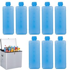 8X Freezer Packs Cooler Ice Packs Reusable Long Lasting Refrigerator Crystal Box