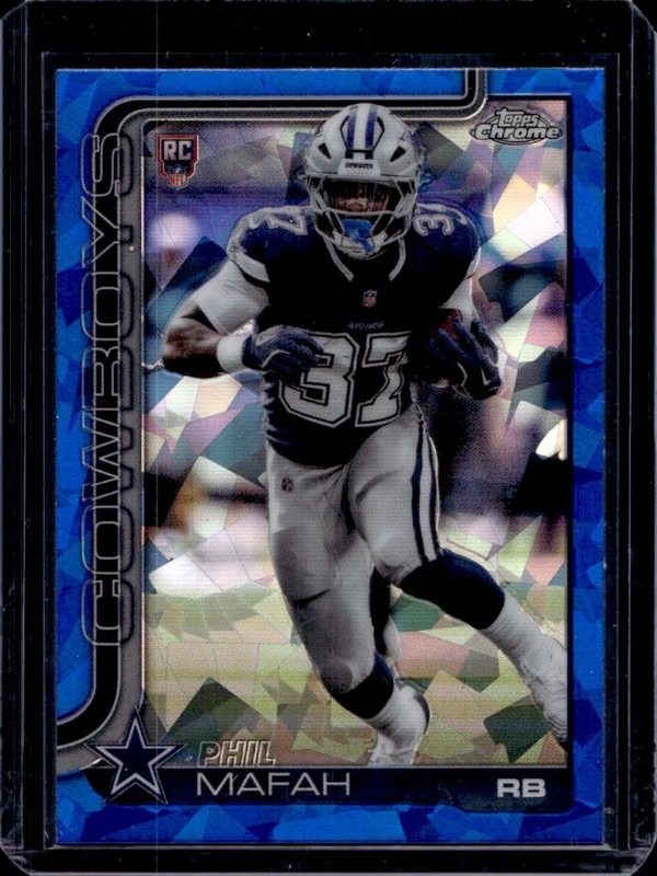 2025 Topps Chrome Sapphire Phil Mafah RC Rookie #310 Cowboys