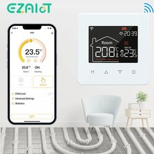 WiFi Smart Thermostat Central Heating Underfloor / Gas Boiler / Water LCD Tuya 