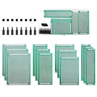 VooGenzek 20 Stück Leiterplatten-Kits mit 4 Größen für einfache Montage