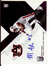 montravius adams rookie rc draft auto autograph auburn war eagle college 2017