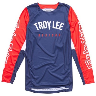 Troy Lee Designs MX Jersey GP Pro Boltz - Navy/Rot