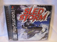 vintage 1999 PlayStation video game CD Sled Storm
