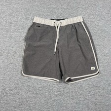 Vuori Banks Shorts Mens Small Gray Unlined Active Workout Stretch Gym Fitness