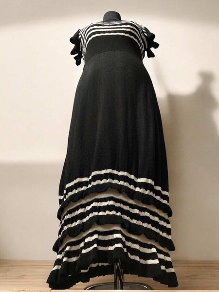 Women Jacquemus Dress Black Knit 38 / M / 46
