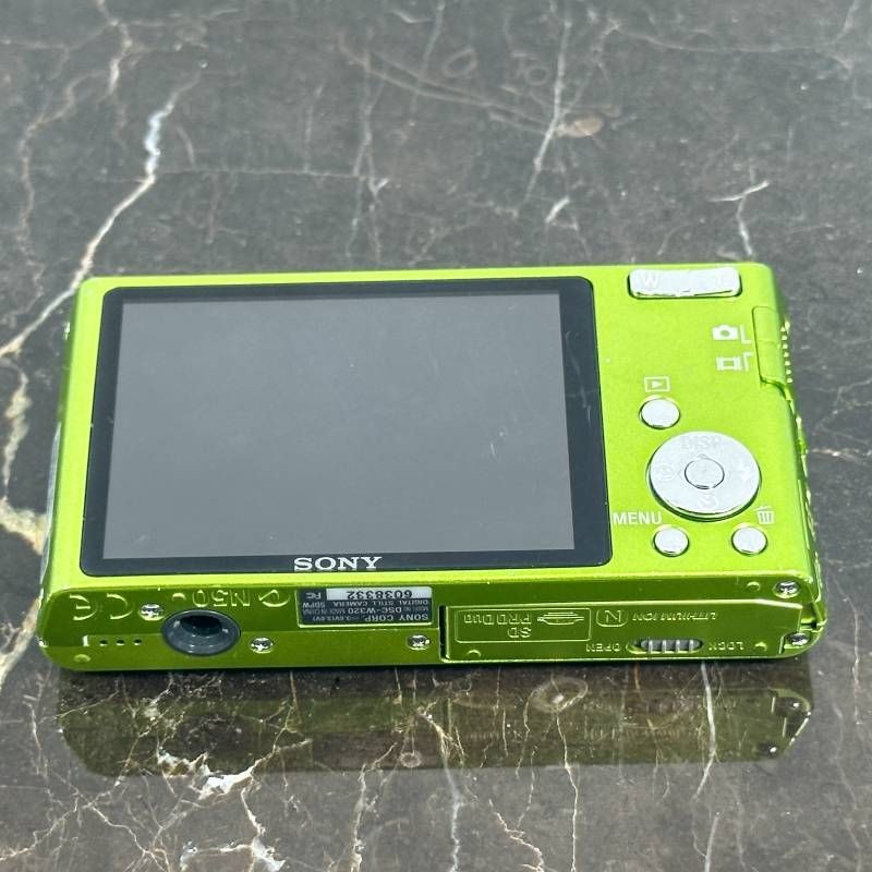 Sony Cyber Shot DSC-W320 Digital Camera Green 14MP 5x Optical Zoom