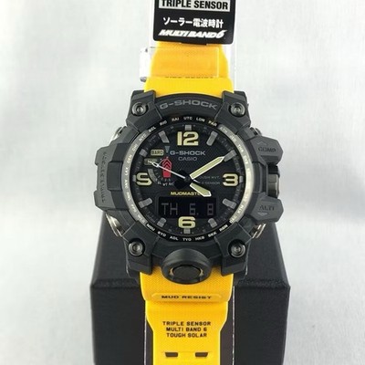 Casio G-Shock Mudmaster Yellow Tough Solar Multiband6 GWG-1000-1A9