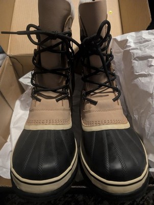 Sorel Caribou Mens Nm1000-281 Buff Brown Waterproof Snow BOOTS