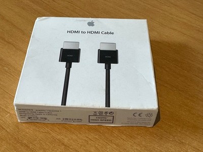 Original Apple MC838ZM/B HDMI connection cable 1.8 m black high speed