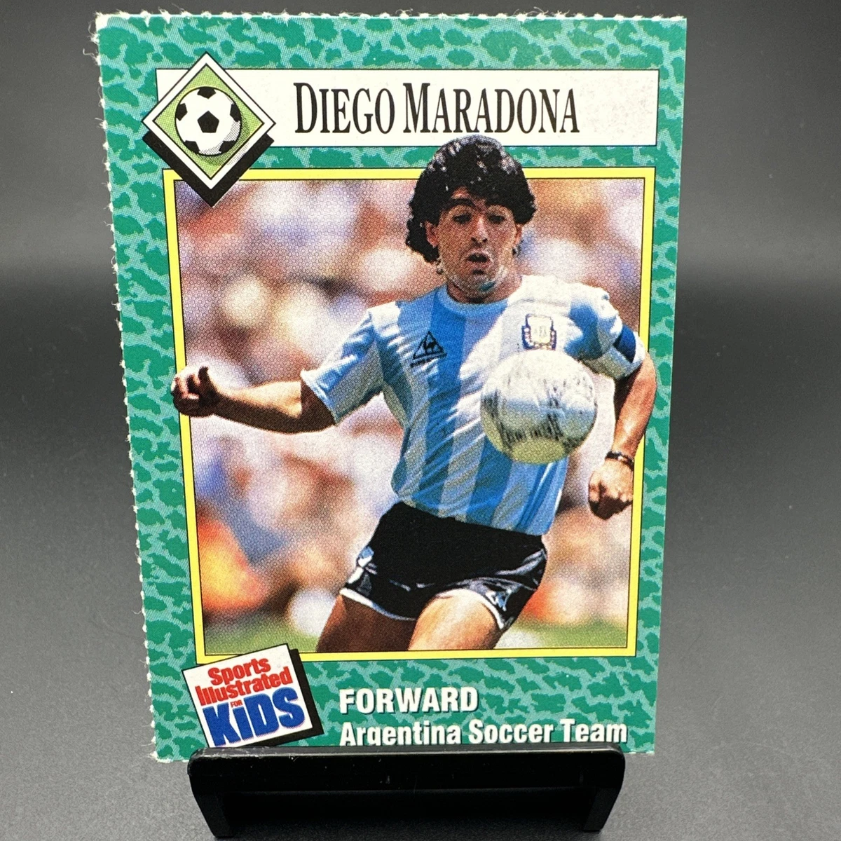 FOOTBALL DIEGO MARADONA SS NAPLES 1986 TRADING ROOKIE CARD
